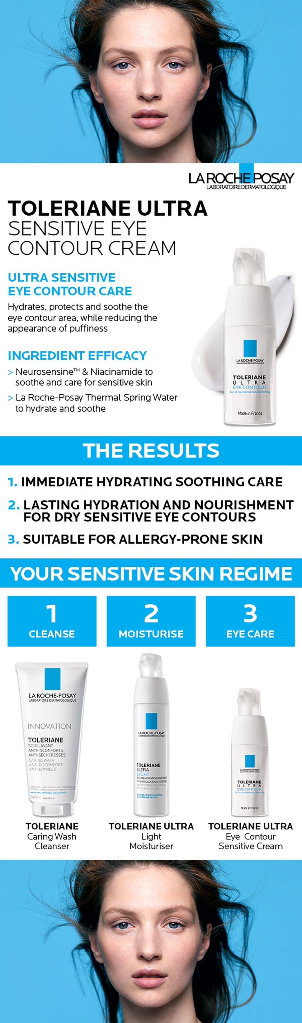 Buy La RochePosay Toleriane Ultra Eye Contour Sensitive Cream 20ml Online at Chemist Warehouse®